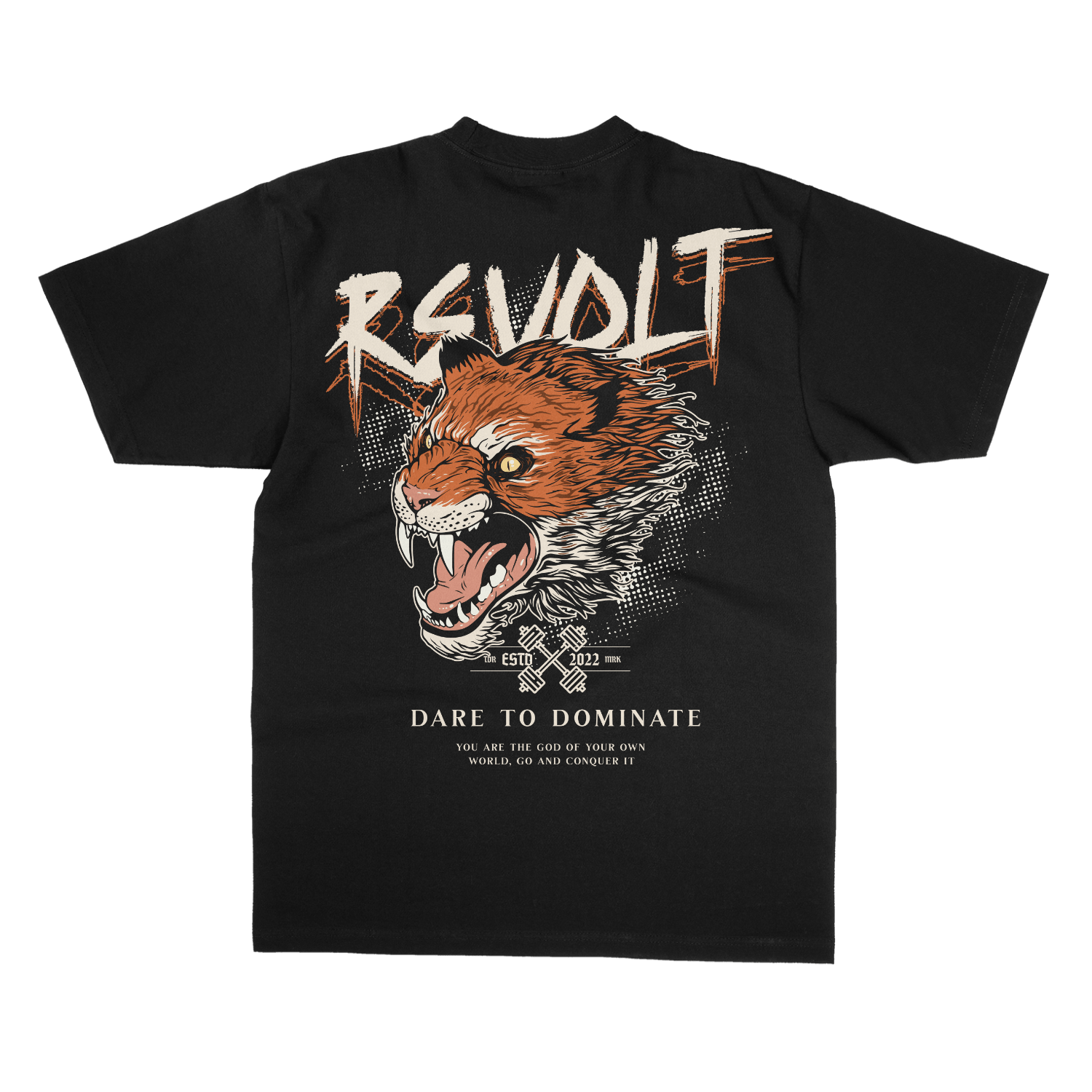 Revolt ROAR Behemoth Gym Tee - oversized t-shirt
