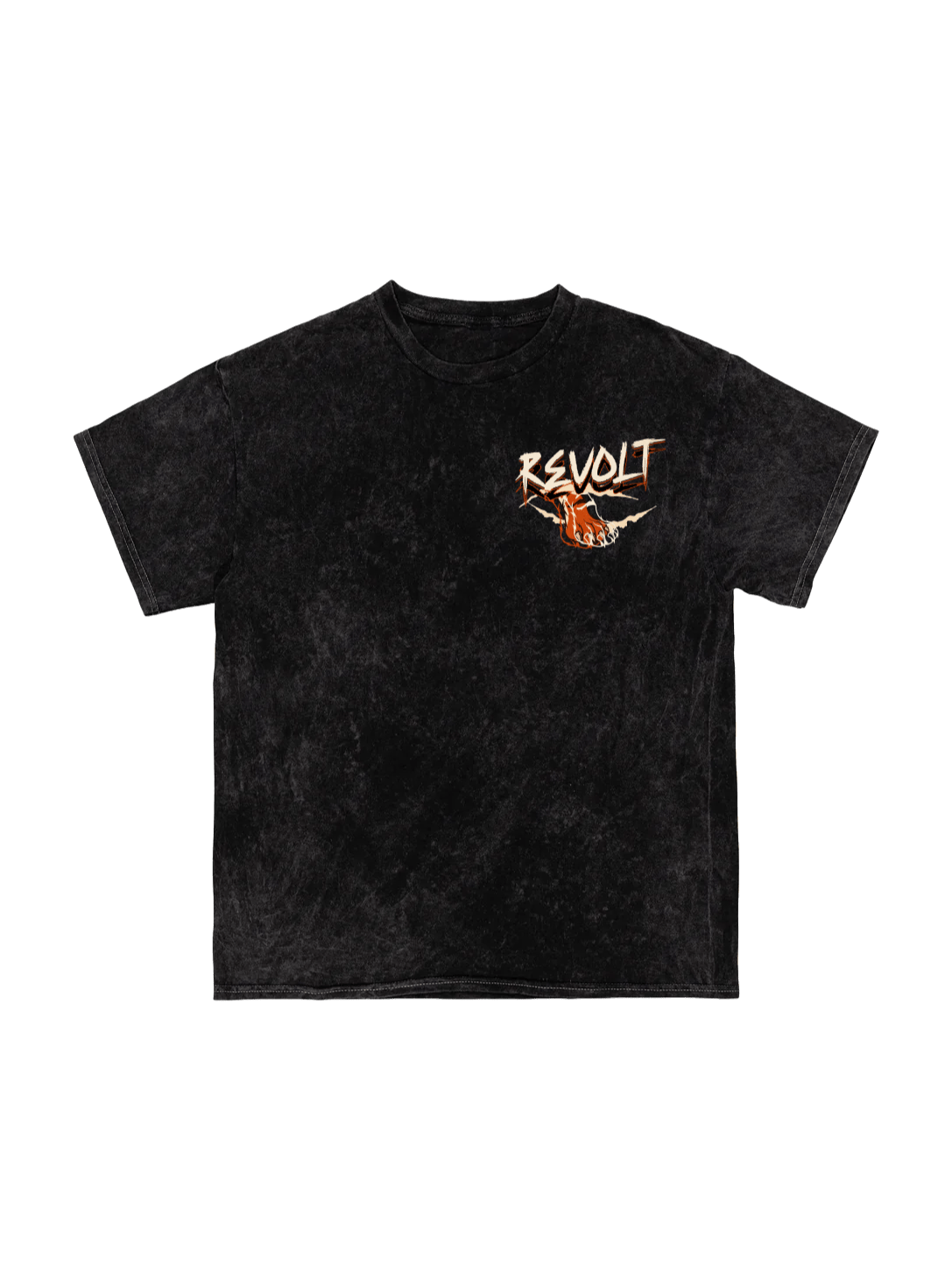 REVOLT Roar Mineral Washed Gym Tee - T-Shirts