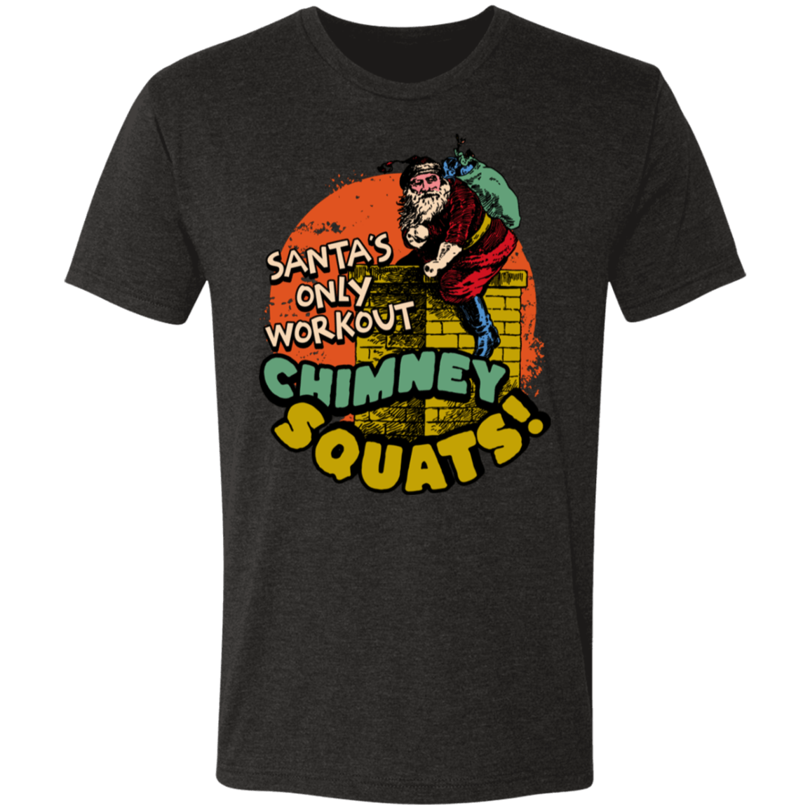 Chimney Squats Tri-blend Gym Tee - T-Shirts