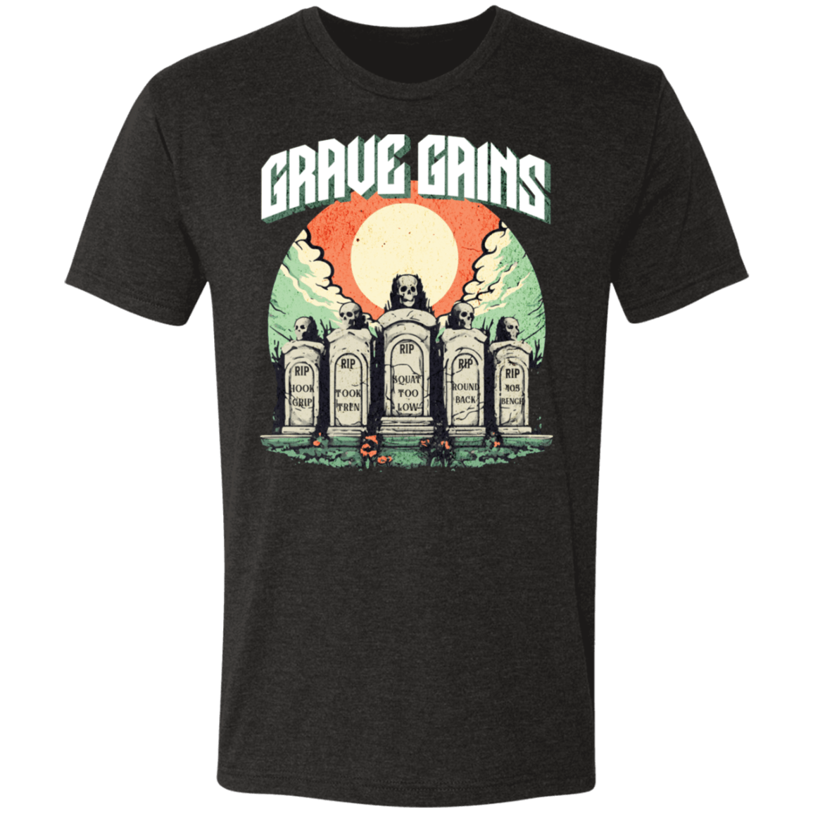 Grave Gains Gym Tee - T-Shirts