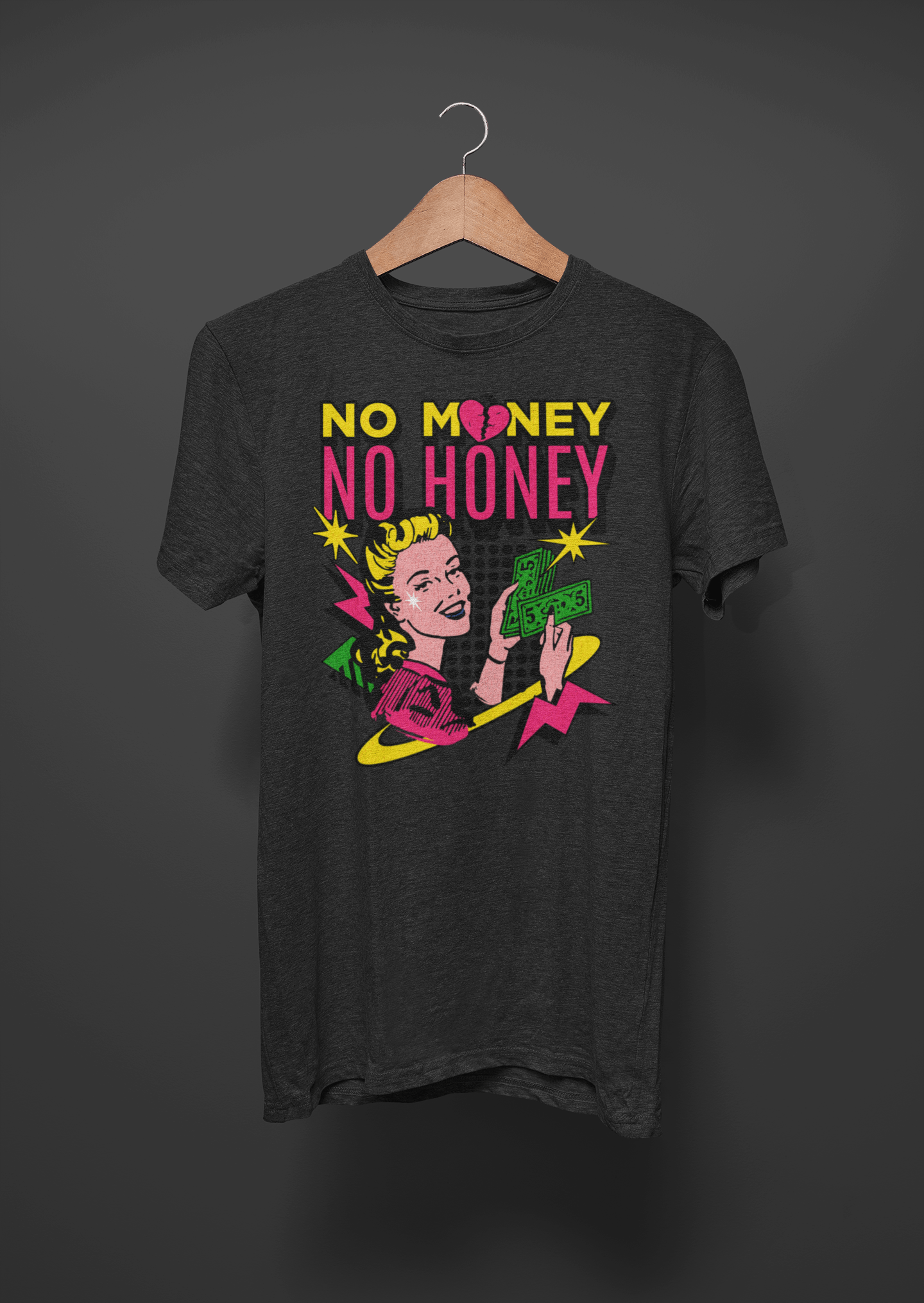 No Money No Honey Gym Tee - T-Shirts