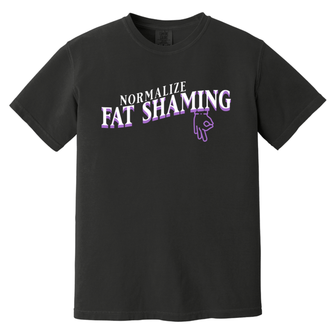 Normalize Shaming Heavyweight Gym Tee - T-Shirts