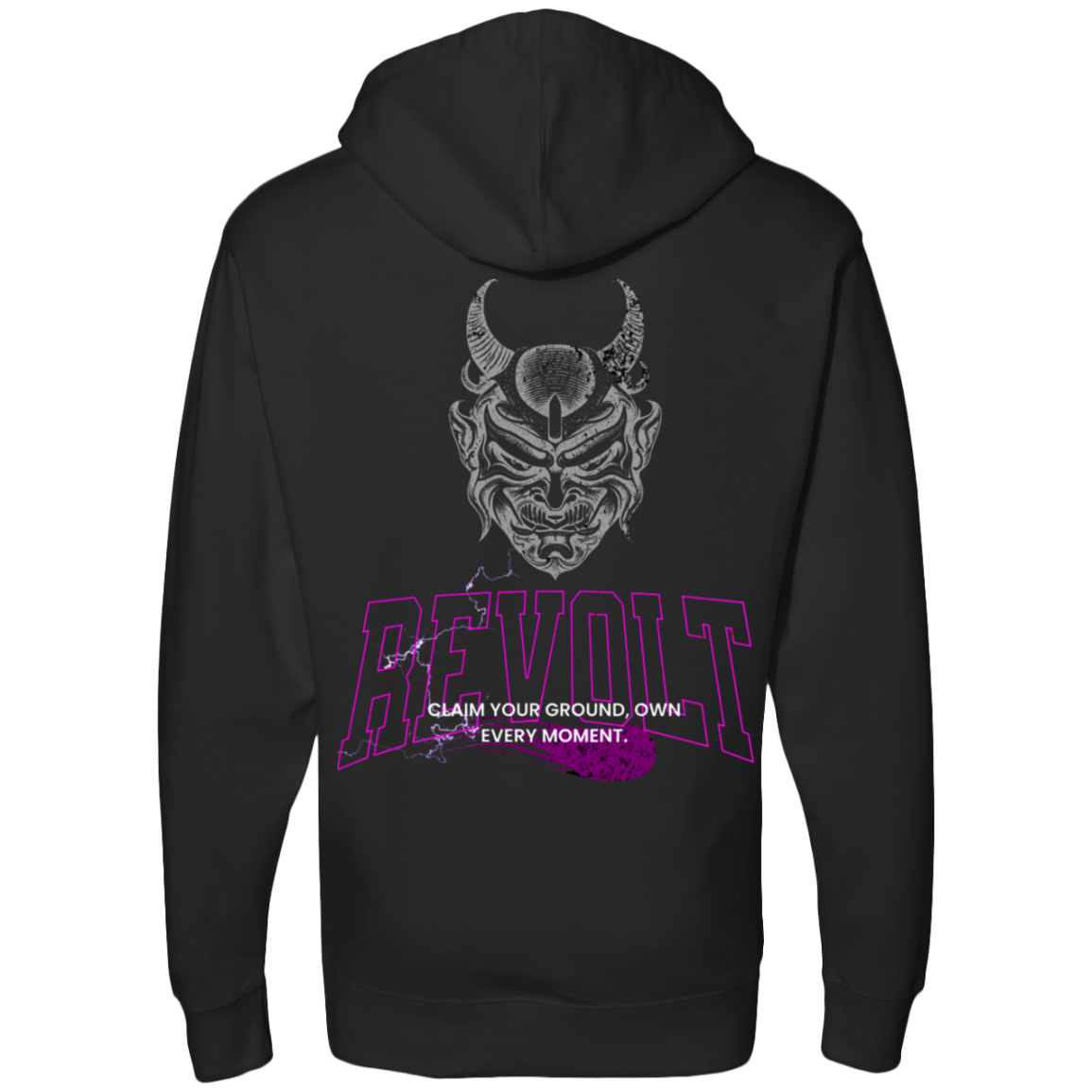 REVOLT Claim Your Ground Gym Hoodie - Hoodies