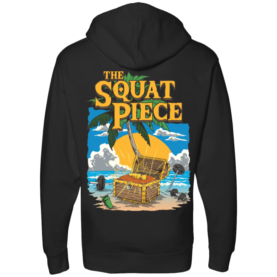 The Squat Piece Gym Hoodie - Hoodies