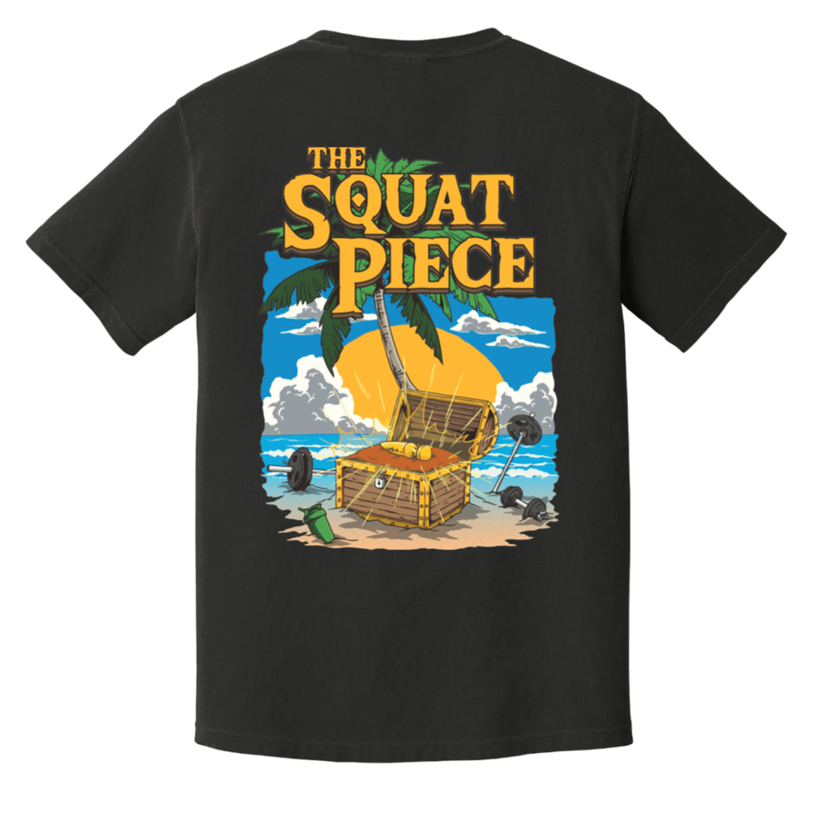 The Squat Piece Heavyweight Gym Tee - T-Shirts