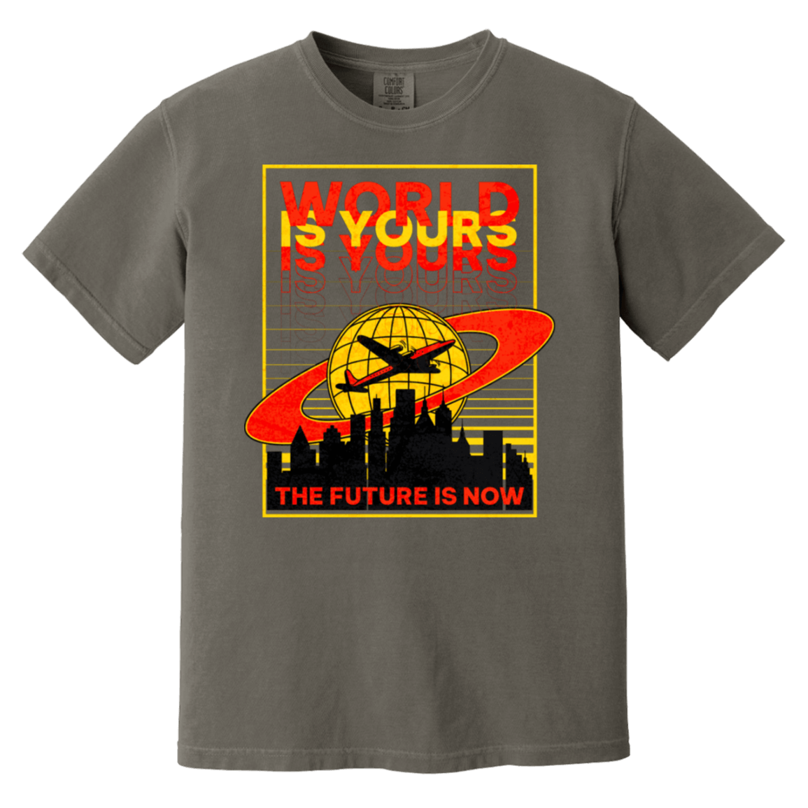 The World Is yours (RED) Streetwear T-shirt - T-Shirts