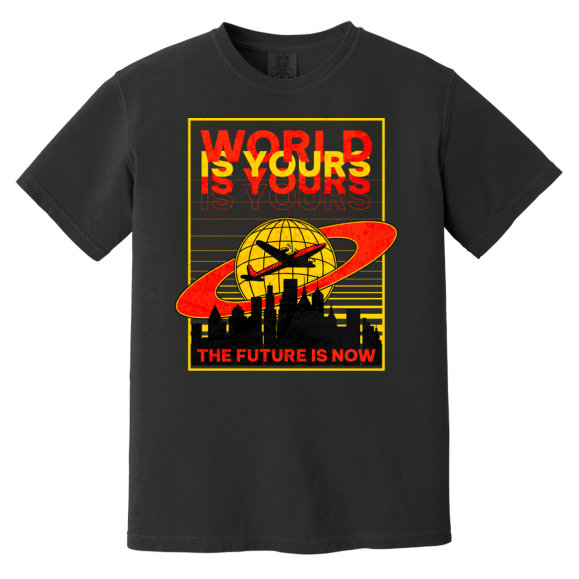 The World Is yours (RED) Streetwear T-shirt - T-Shirts