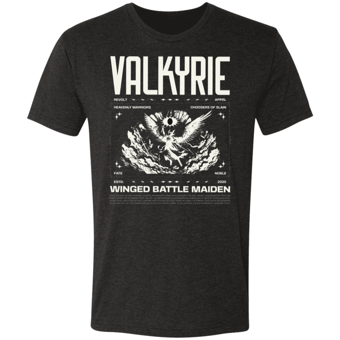 Valkyrie Tri-blend Gym Tee - T-Shirts